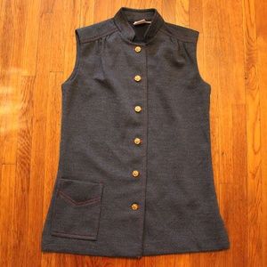 Vintage 70s Navy Nautical Tank Top